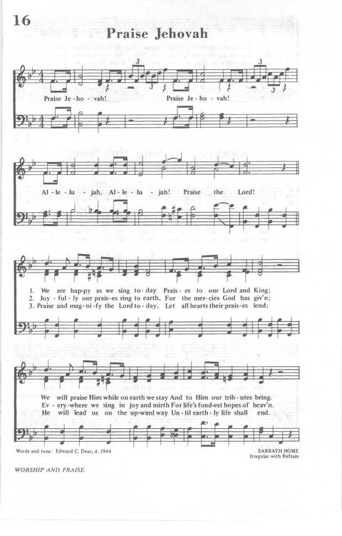 African Methodist Episcopal Church Hymnal page 16