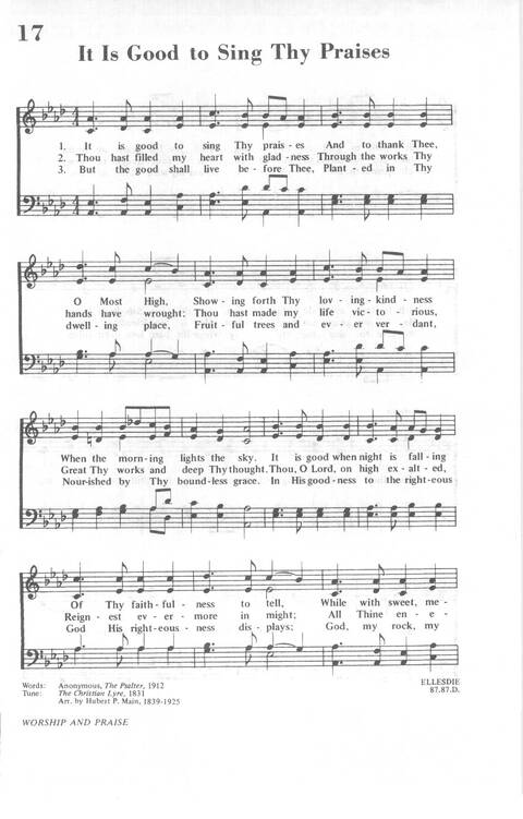 African Methodist Episcopal Church Hymnal page 18