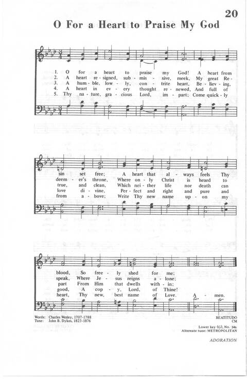 African Methodist Episcopal Church Hymnal page 21