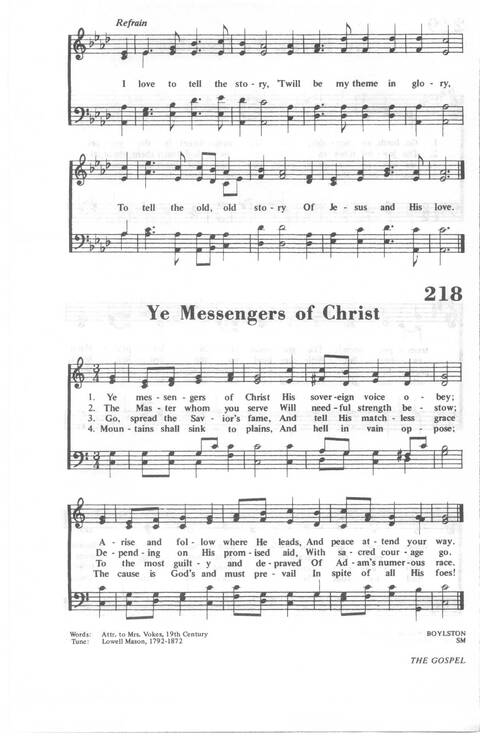 African Methodist Episcopal Church Hymnal page 225
