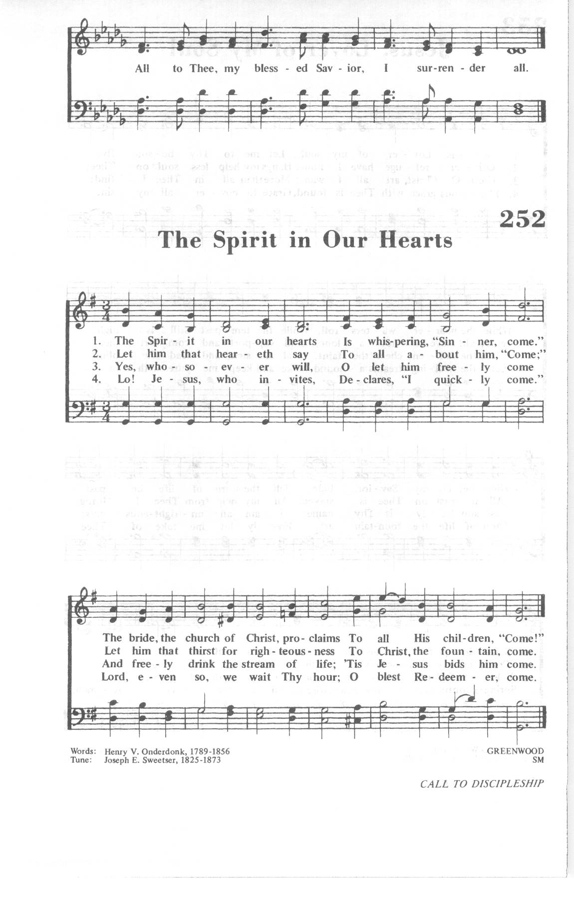 African Methodist Episcopal Church Hymnal page 259