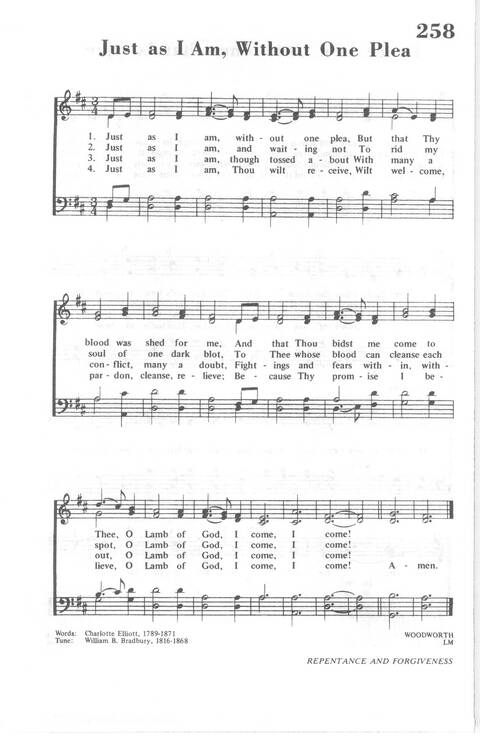 African Methodist Episcopal Church Hymnal page 265