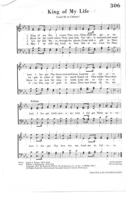 African Methodist Episcopal Church Hymnal page 316
