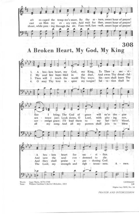 African Methodist Episcopal Church Hymnal page 318