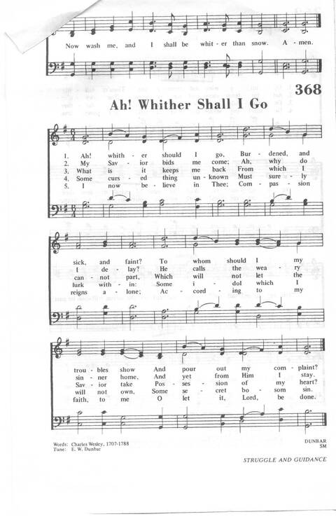 African Methodist Episcopal Church Hymnal page 386