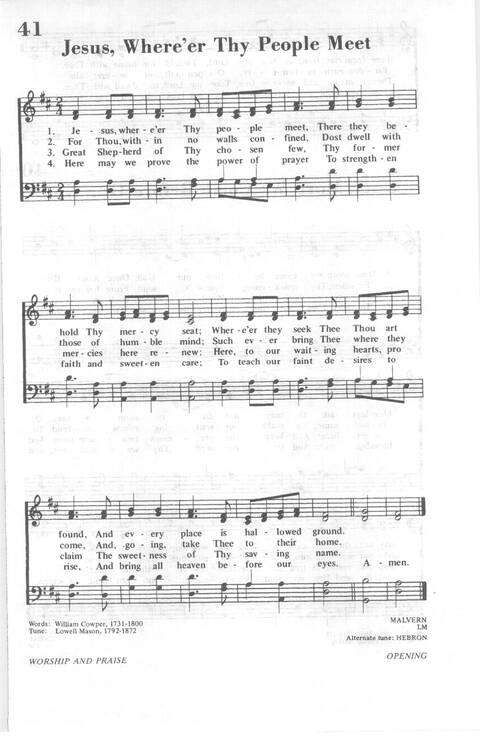 African Methodist Episcopal Church Hymnal page 42