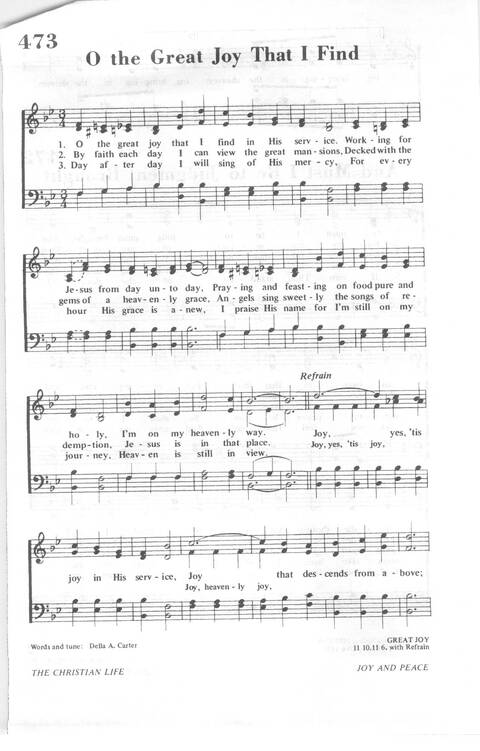 African Methodist Episcopal Church Hymnal page 523