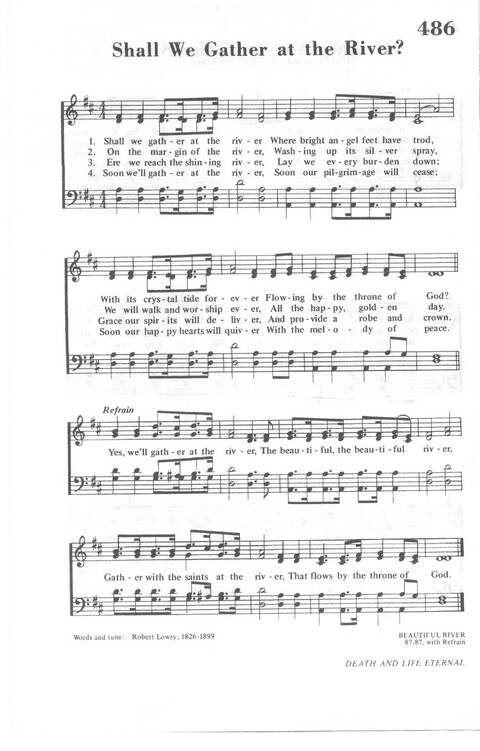 African Methodist Episcopal Church Hymnal page 538