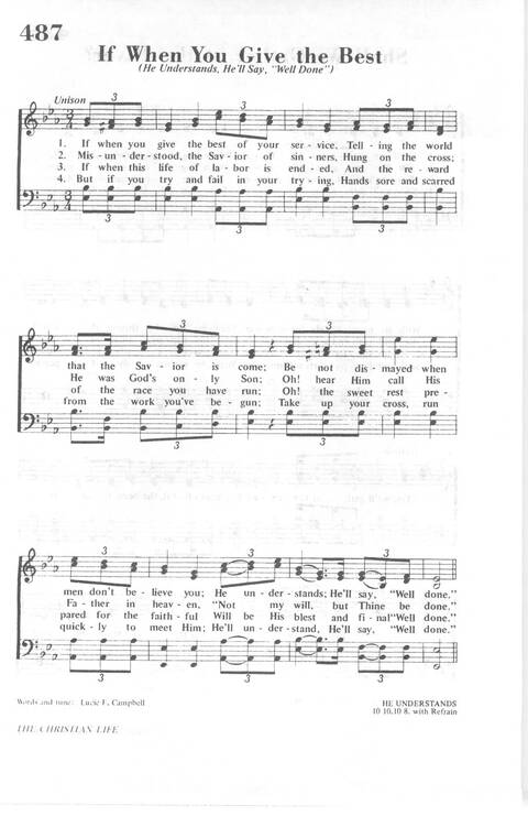 African Methodist Episcopal Church Hymnal page 539