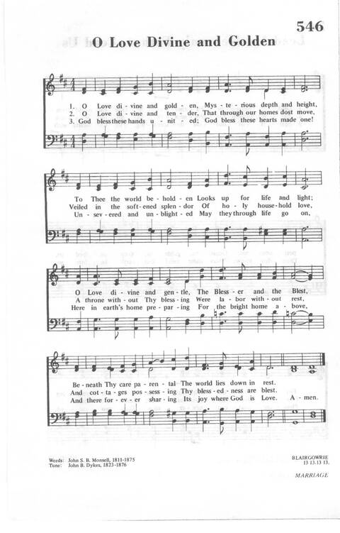 African Methodist Episcopal Church Hymnal page 604