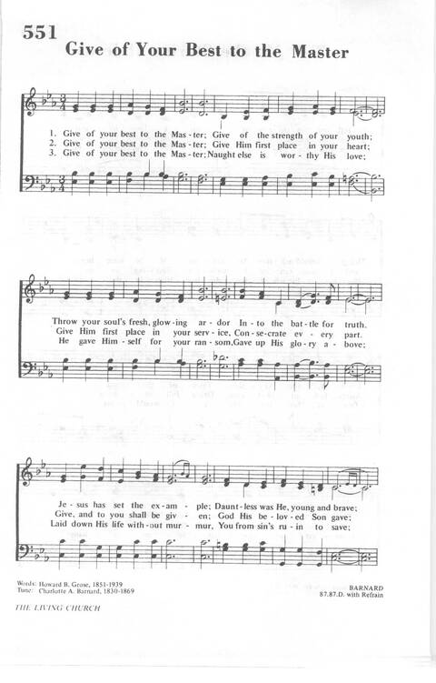 African Methodist Episcopal Church Hymnal page 609