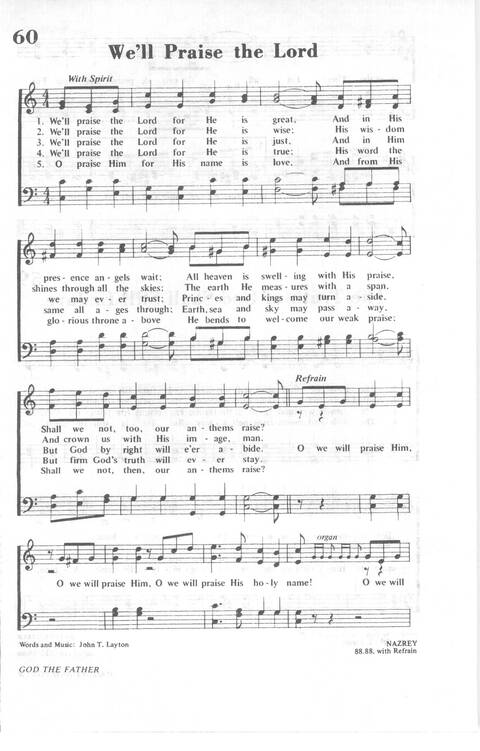 African Methodist Episcopal Church Hymnal page 62