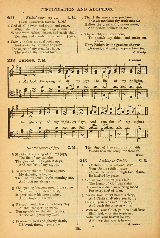 The African Methodist Episcopal Hymn and Tune Book: adapted to the doctrines and usages of the church (6th ed.) page 104