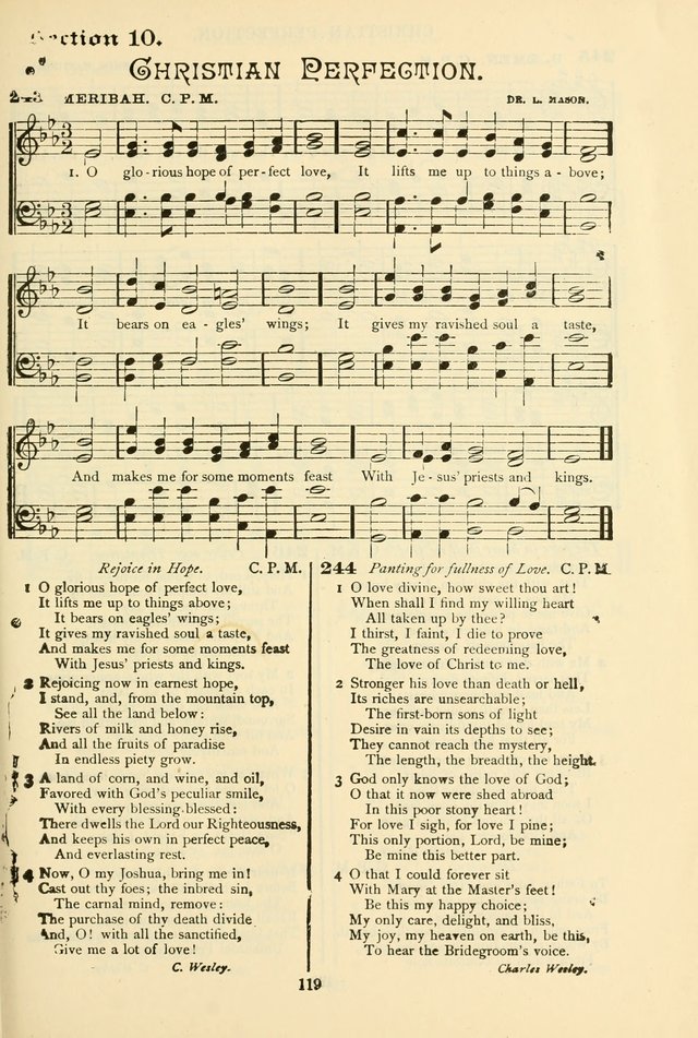 The African Methodist Episcopal Hymn and Tune Book: adapted to the doctrines and usages of the church (6th ed.) page 119