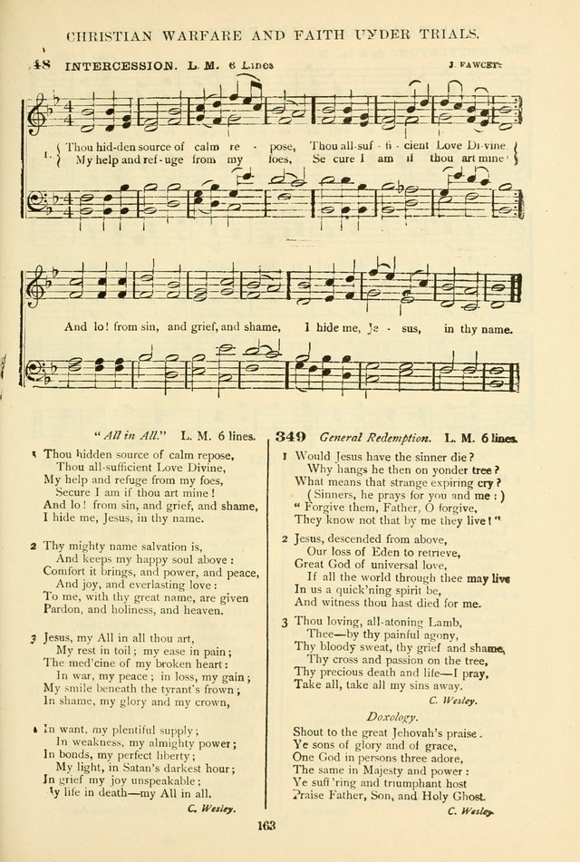 The African Methodist Episcopal Hymn and Tune Book: adapted to the doctrines and usages of the church (6th ed.) page 163
