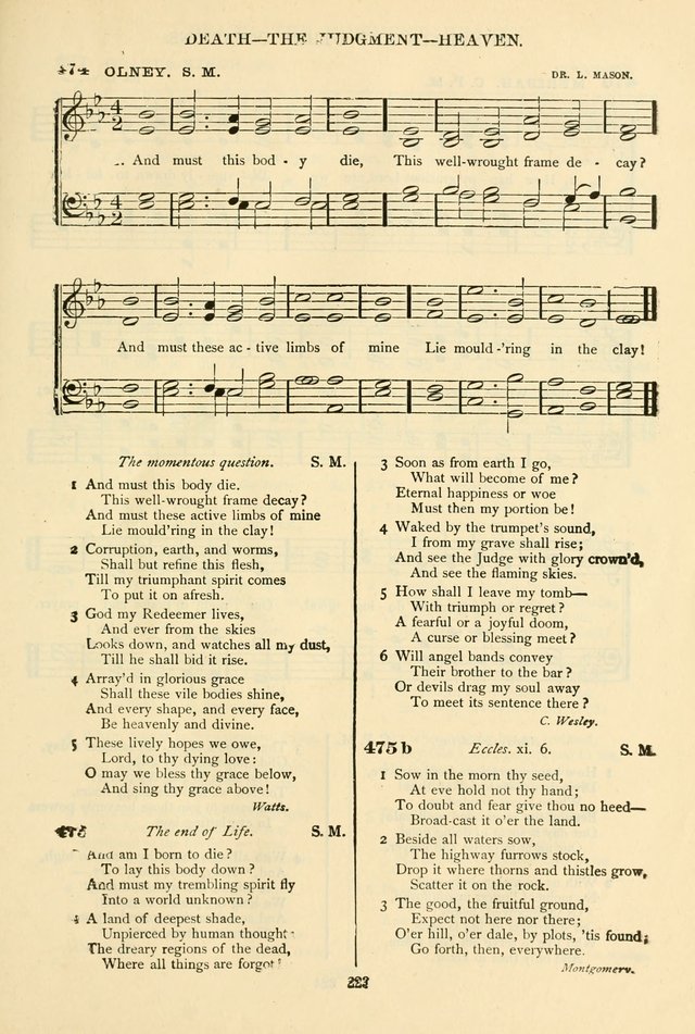 The African Methodist Episcopal Hymn and Tune Book: adapted to the doctrines and usages of the church (6th ed.) page 223