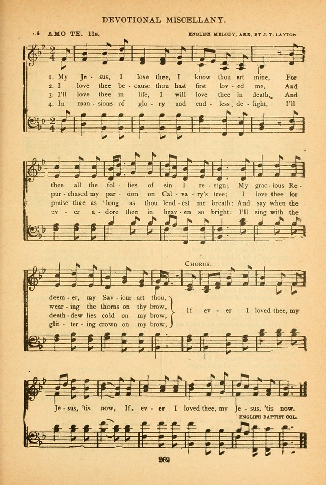 The African Methodist Episcopal Hymn and Tune Book: adapted to the doctrines and usages of the church (6th ed.) page 269