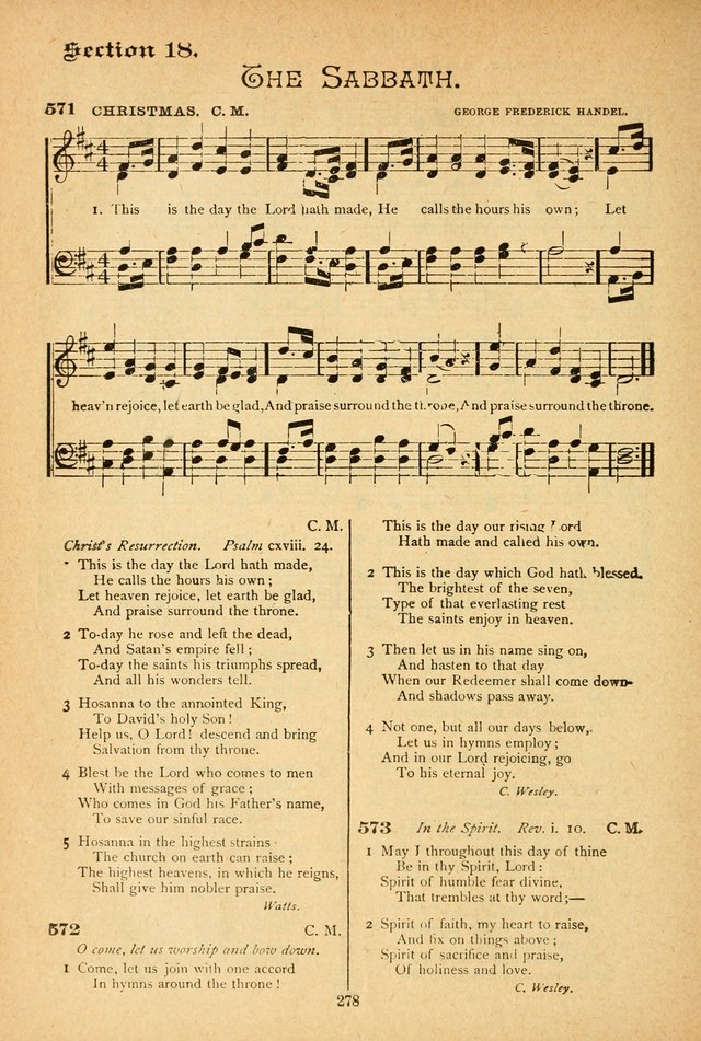 The African Methodist Episcopal Hymn and Tune Book: adapted to the doctrines and usages of the church (6th ed.) page 278