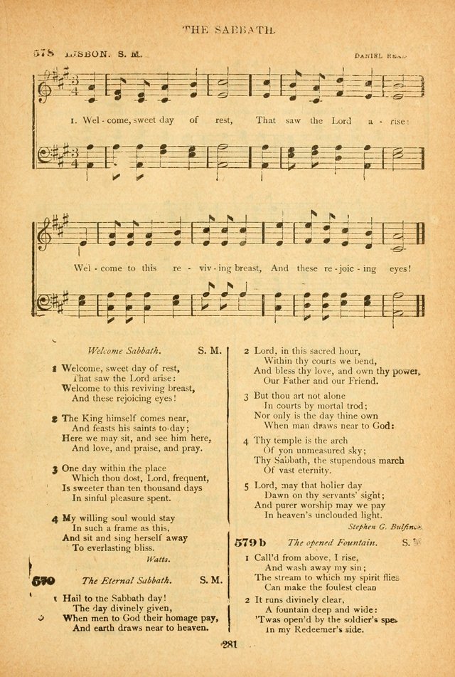 The African Methodist Episcopal Hymn and Tune Book: adapted to the doctrines and usages of the church (6th ed.) page 281