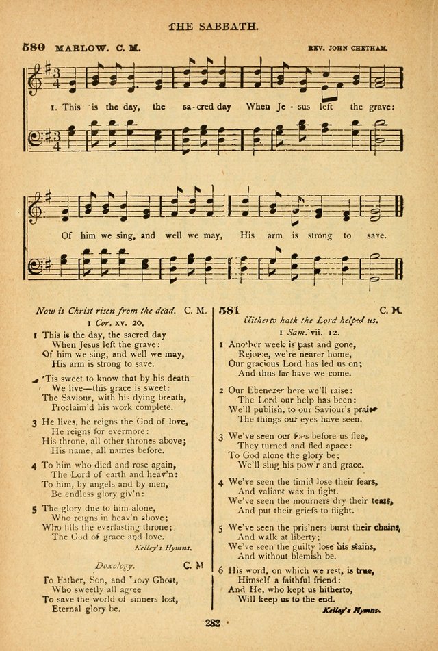 The African Methodist Episcopal Hymn and Tune Book: adapted to the doctrines and usages of the church (6th ed.) page 282