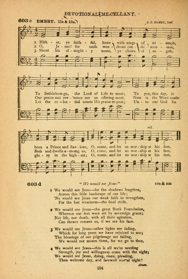 The African Methodist Episcopal Hymn and Tune Book: adapted to the doctrines and usages of the church (6th ed.) page 294