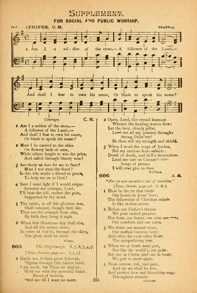 The African Methodist Episcopal Hymn and Tune Book: adapted to the doctrines and usages of the church (6th ed.) page 295