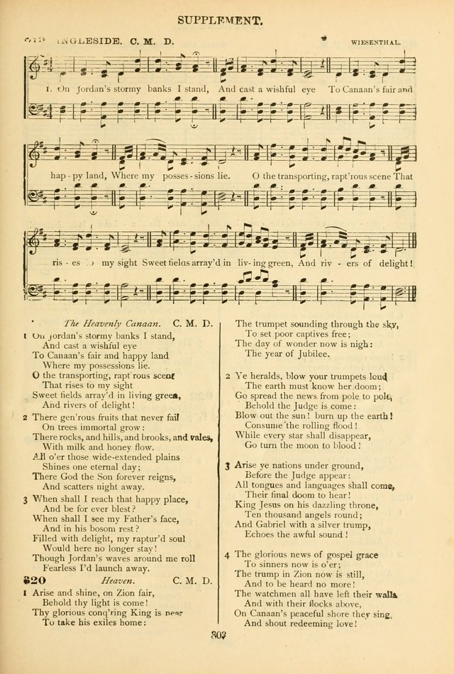 The African Methodist Episcopal Hymn and Tune Book: adapted to the doctrines and usages of the church (6th ed.) page 303