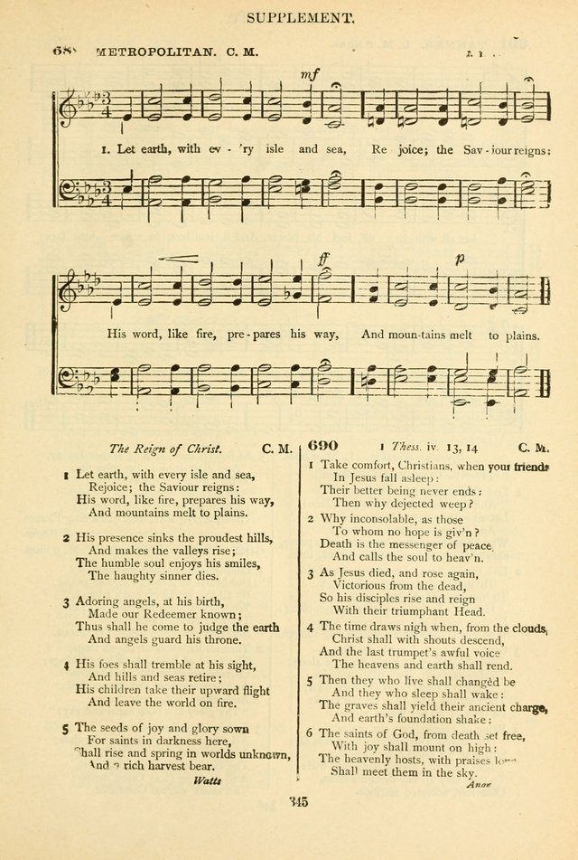 The African Methodist Episcopal Hymn and Tune Book: adapted to the doctrines and usages of the church (6th ed.) page 345