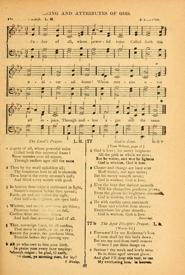 The African Methodist Episcopal Hymn and Tune Book: adapted to the doctrines and usages of the church (6th ed.) page 41