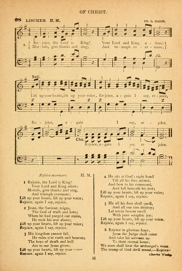 The African Methodist Episcopal Hymn and Tune Book: adapted to the doctrines and usages of the church (6th ed.) page 51