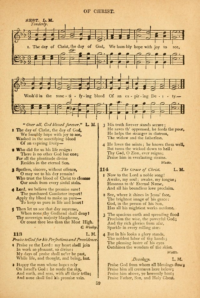 The African Methodist Episcopal Hymn and Tune Book: adapted to the doctrines and usages of the church (6th ed.) page 59