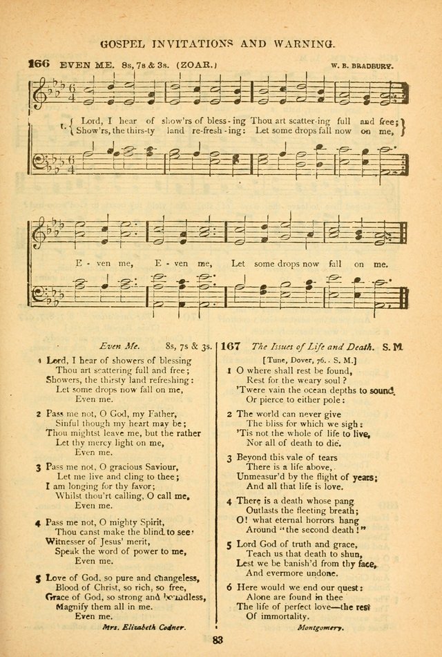 The African Methodist Episcopal Hymn and Tune Book: adapted to the doctrines and usages of the church (6th ed.) page 83