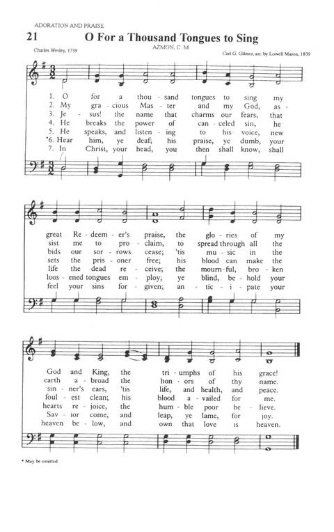 The A.M.E. Zion Hymnal: official hymnal of the African Methodist Episcopal Zion Church page 19