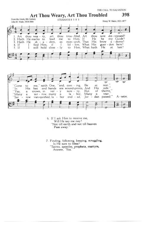 The A.M.E. Zion Hymnal: official hymnal of the African Methodist Episcopal Zion Church page 354