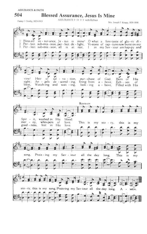 The A.M.E. Zion Hymnal: official hymnal of the African Methodist Episcopal Zion Church page 441