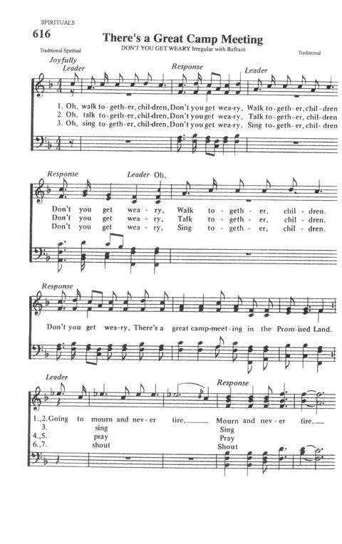 The A.M.E. Zion Hymnal: official hymnal of the African Methodist Episcopal Zion Church page 549