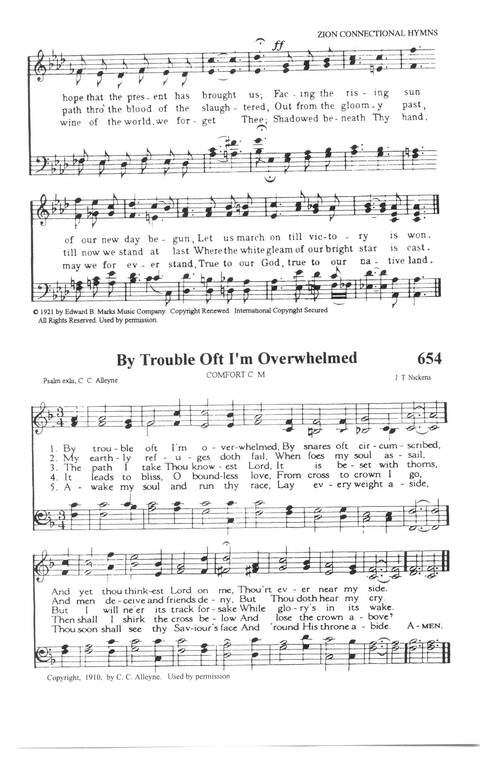 The A.M.E. Zion Hymnal: official hymnal of the African Methodist Episcopal Zion Church page 596