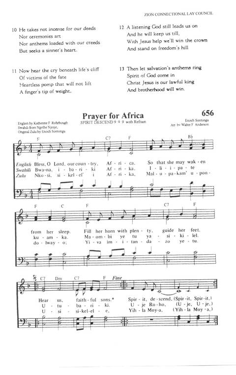 The A.M.E. Zion Hymnal: official hymnal of the African Methodist Episcopal Zion Church page 598