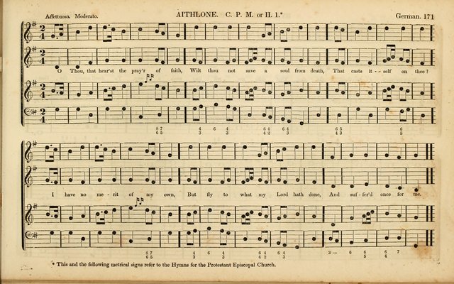 American Psalmody: a collection of sacred music, comprising a great variety of psalm, and hymn tunes, set-pieces, anthems and chants, arranged with a figured bass for the organ...(3rd ed.) page 168