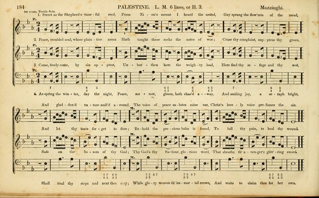American Psalmody: a collection of sacred music, comprising a great variety of psalm, and hymn tunes, set-pieces, anthems and chants, arranged with a figured bass for the organ...(3rd ed.) page 181