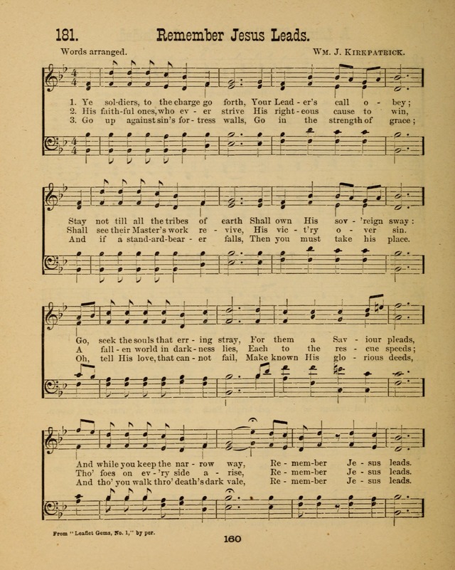 Augsburg Songs for Sunday Schools and other services page 160