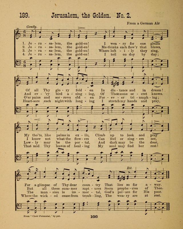 Augsburg Songs for Sunday Schools and other services page 166