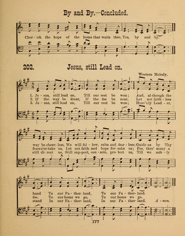 Augsburg Songs for Sunday Schools and other services page 177