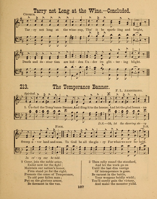 Augsburg Songs for Sunday Schools and other services page 187