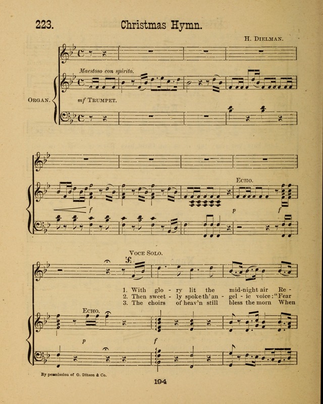Augsburg Songs for Sunday Schools and other services page 194