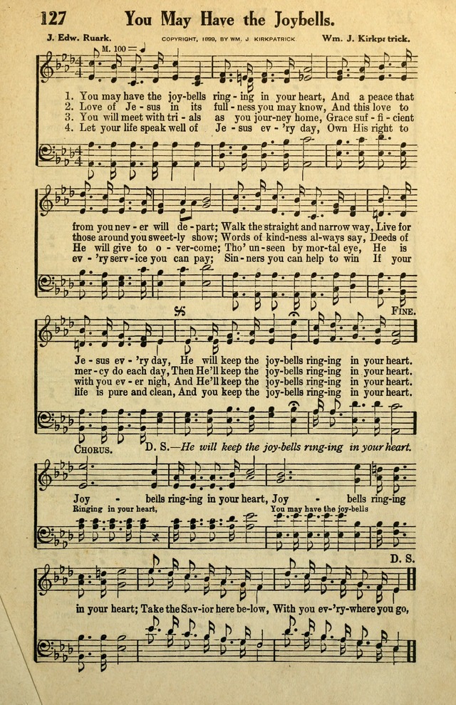 Awakening Songs for the Church, Sunday School and Evangelistic Services page 127