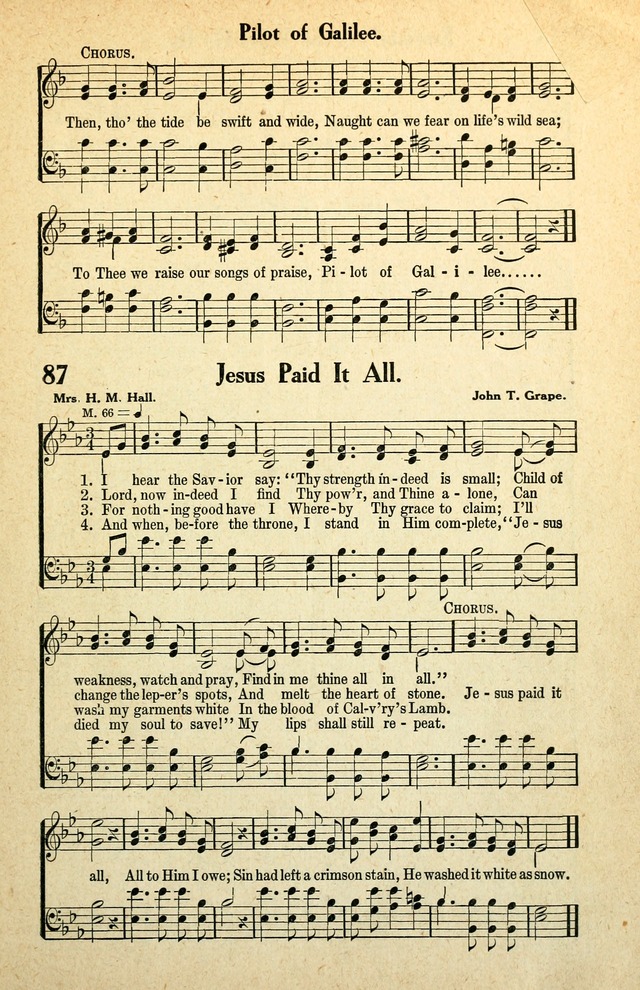 Awakening Songs for the Church, Sunday School and Evangelistic Services page 87