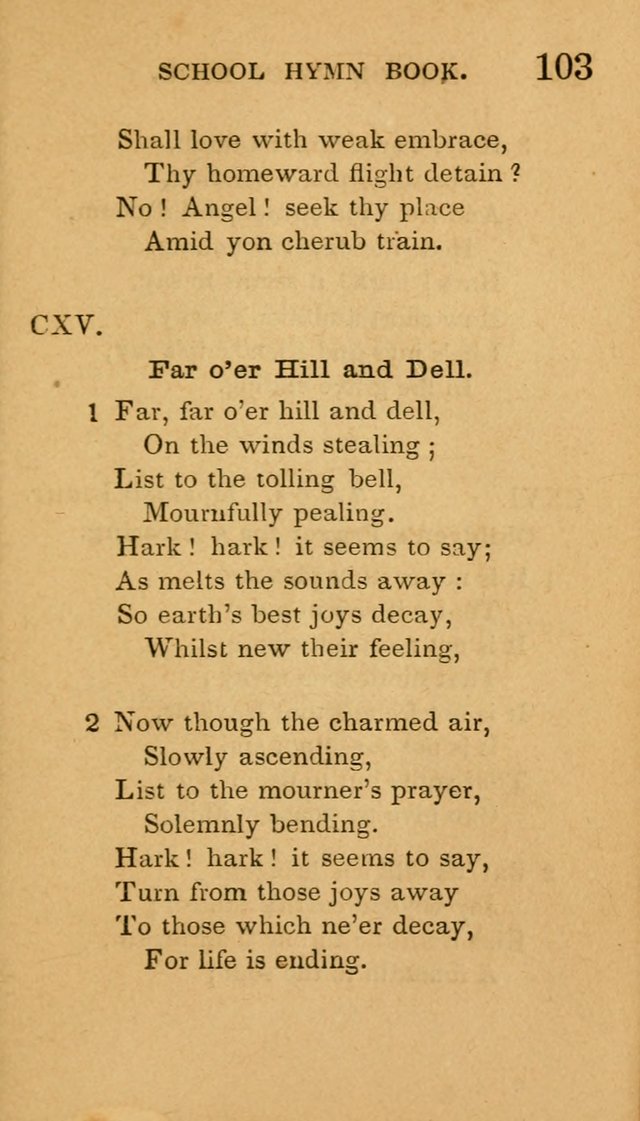 The American School Hymn Book page 103