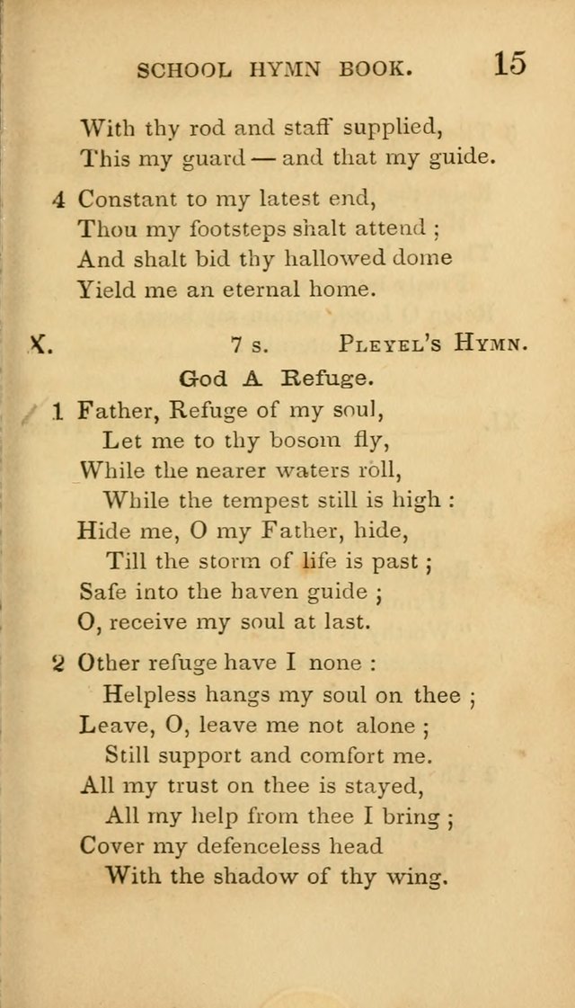 The American School Hymn Book page 15
