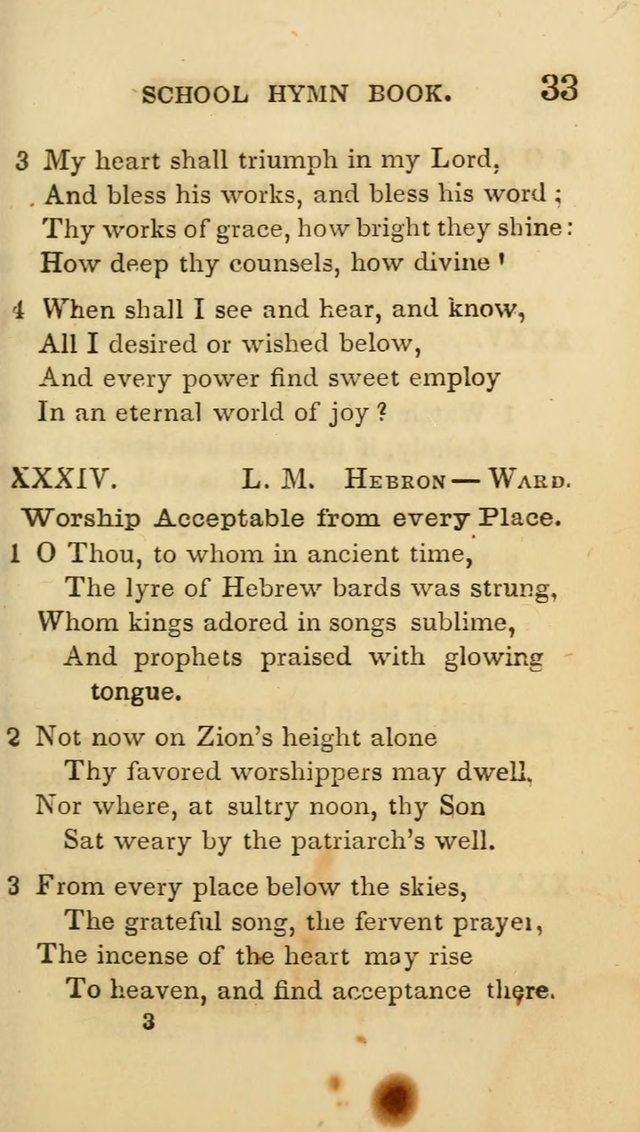 The American School Hymn Book. (New ed.) page 33